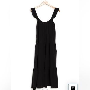 Lovestitch Ruffle Sleeve Tiered Dress|Ruffle sleeve dress| lovestitch|long dress